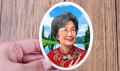 遗像烤瓷